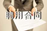 人員聘用合同