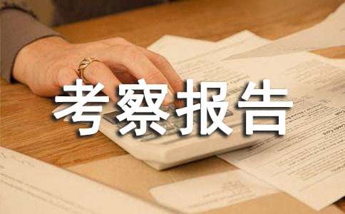 考察報告寫作格式