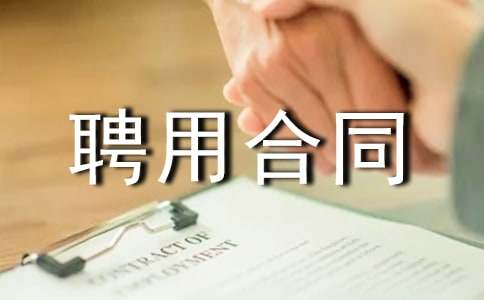 業務員聘用合同范本7篇