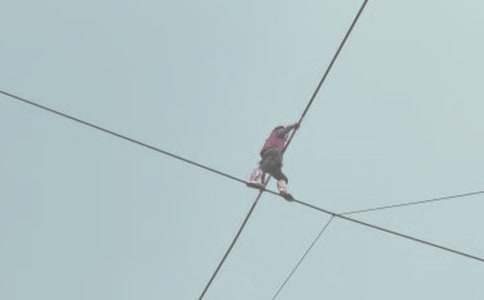 神奇的水走鋼絲實驗作文650字